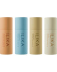 ILIKA Lip Balm Organic, 100% Plant-Based, 2X Volume, Low CO2e - COSMOS Certified Organic, PETA Certified Vegan & Cruelty-Free, Biodegradable Tube 4 Pack, Classic Collection
