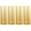 ILIKA 100% Natural Lip Balm - Organic, Plastic-free, Vegan, Cruelty-Free, Vitamin E, COSMOS Organic & PETA Certified Vegan, 4-Pack Unscented, All-Day Moisture, 0.15 oz each
