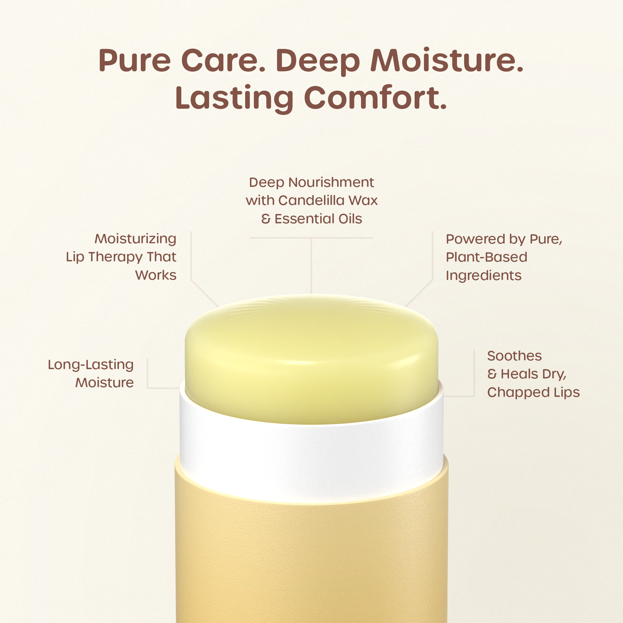 ILIKA 100% Natural Lip Balm - Organic, Plastic-free, Vegan, Vitamin E, COSMOS Certified, 4-Pack Essential Collection, Ginger Lemon, Eucalyptus Mint, Lavender Chamomile, Almond Cardamom Rose, 0.15 oz